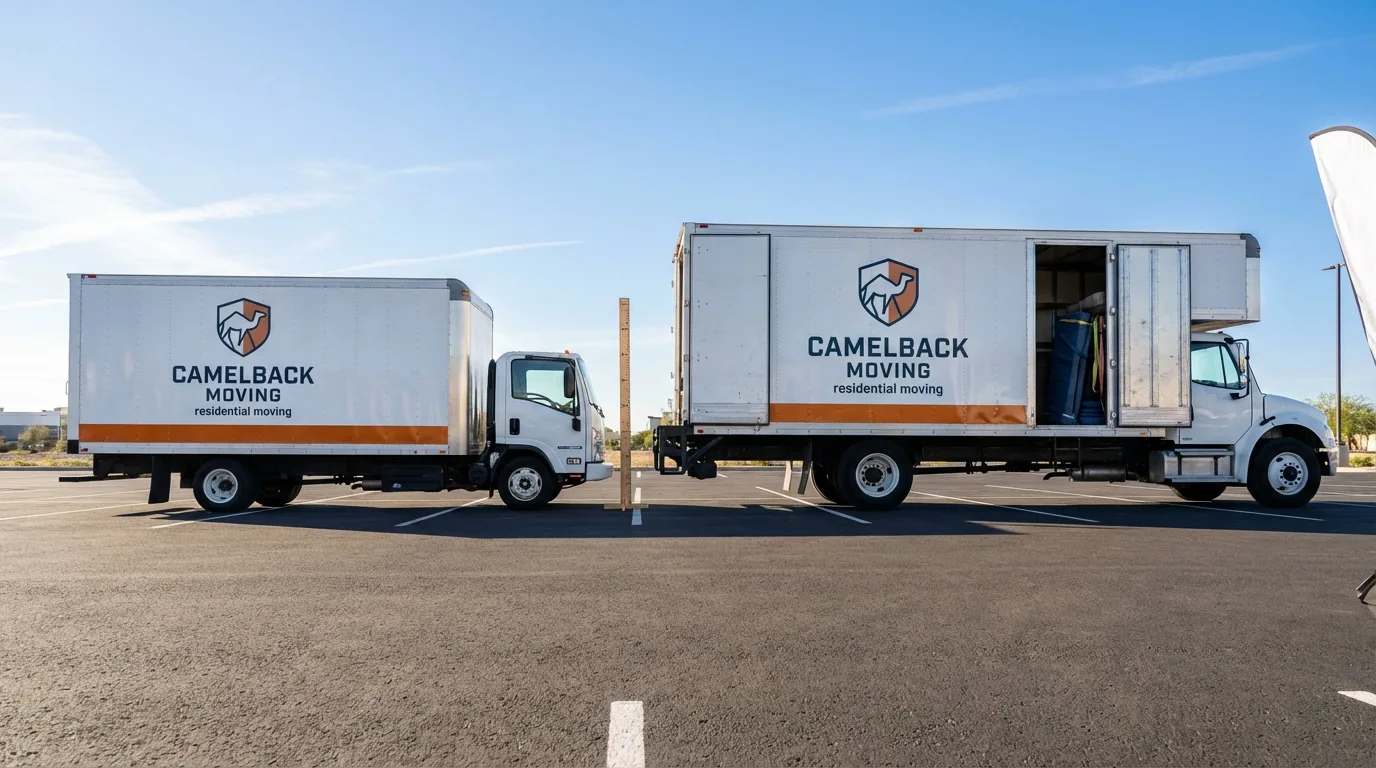 Moving truck size capacity guide in Rogersville